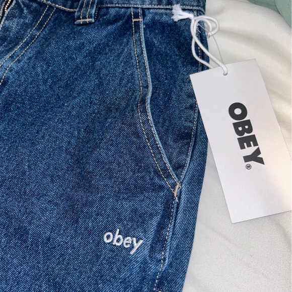Obey Blue Denim Midi Skirt - Picture 6 of 8